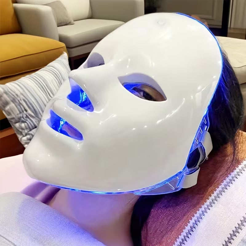 Mascarilla Facial LED Recargable 7 en 1