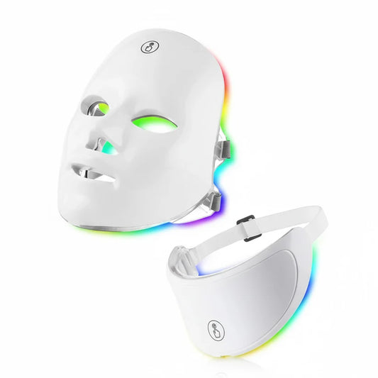 Mascarilla Facial LED Recargable 7 en 1